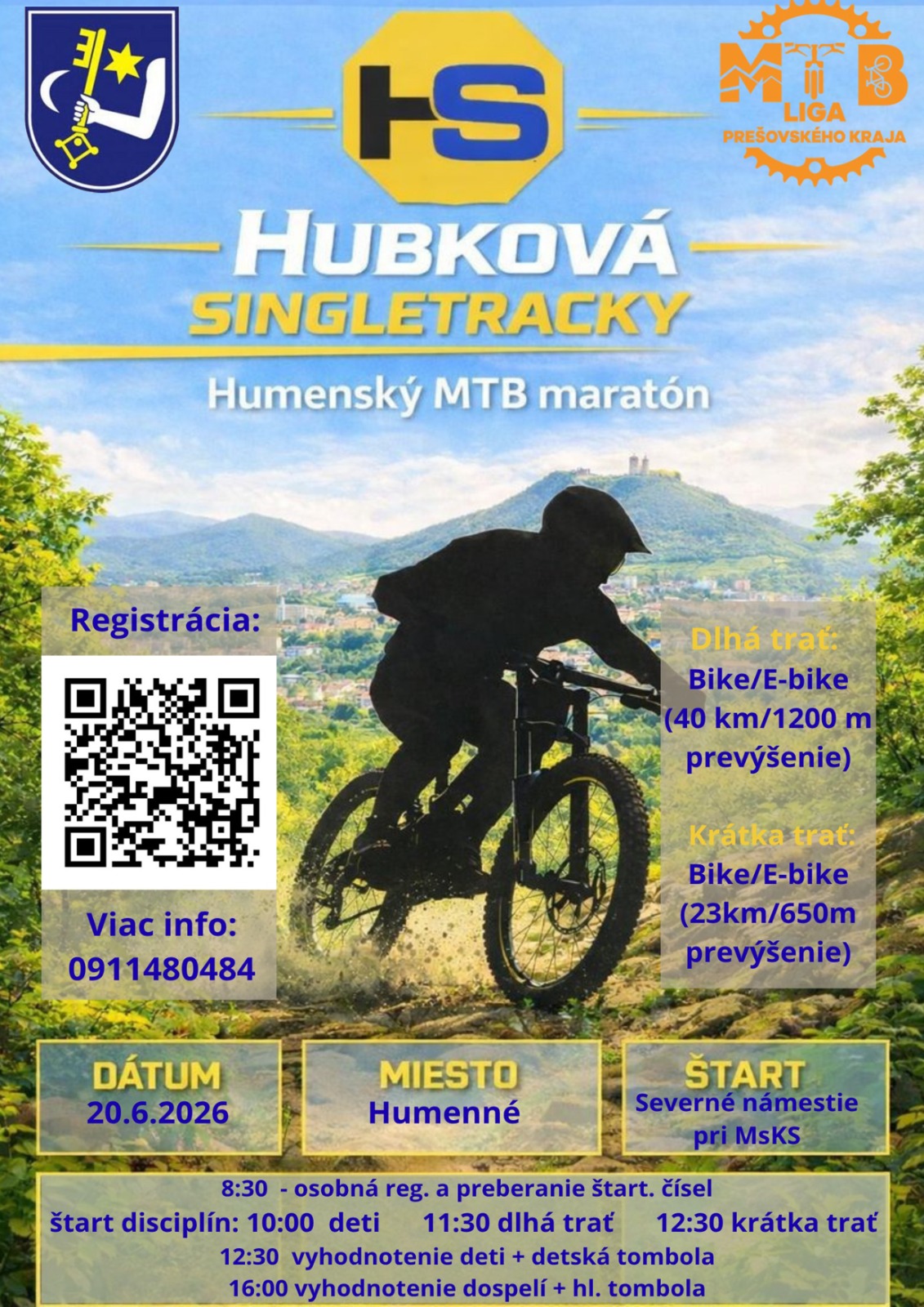 Humenský MTB maratón Singletracky Hubková 2026 
